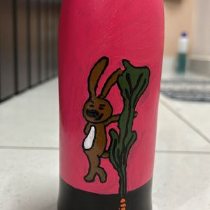 RABBIT CARROT PAINTING