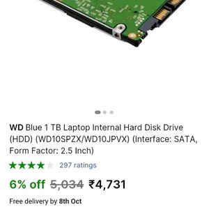 1TB HDD For Laptop