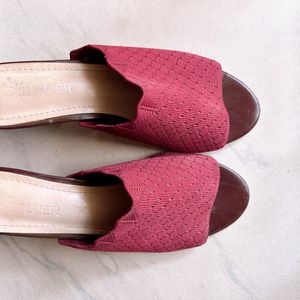 Maroon Heels  Size -36