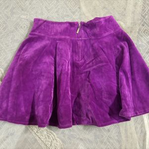 Y2k Purple Mini Skirt