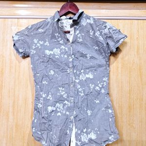 Henny Grey Casual Shirt (Women's)