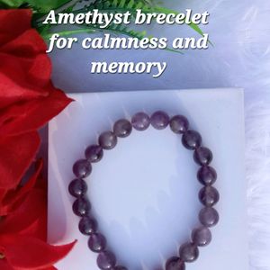 Amethyst Certified Unisex Brecelet