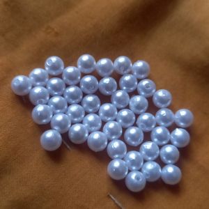 White Moti Beads