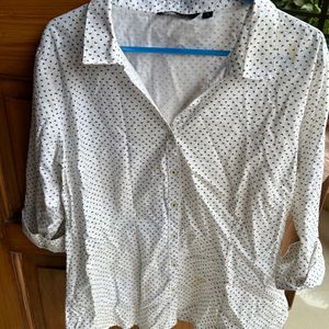 White Formal Shirt For Women