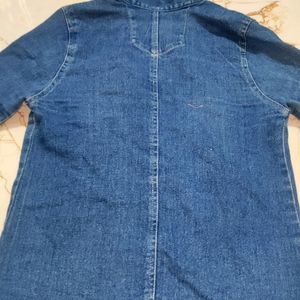 Blue Plain Ladies Stylish Denim CoatBlue Plain Ladies Stylish Denim CoatBlue Plain Ladies Stylish Denim CoatBlue Plain Ladies Stylish Denim Coat