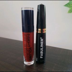 Eyeliner Fabuliner Revlon & Insight Volume Lipglos