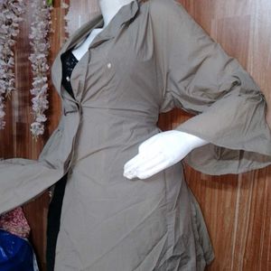 Beautiful Imported Flared Trench Overcoat