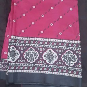Magenta Silk Saree For Women | Length 43