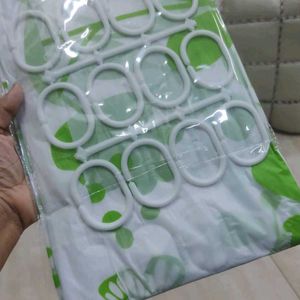 Pvc Shower Curtain ( With 12 Plastic hook )*