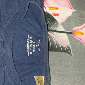 Tommy Hilfiger T-shirt Navy Blue In New Condition