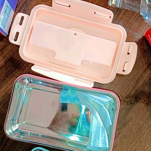 Pack Of 3 Stainless Steel Lunch Box...♥️