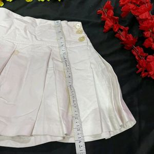 Ralph Lauren White Mini Skater skirt