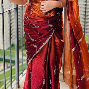 Beautiful Tissue Saree