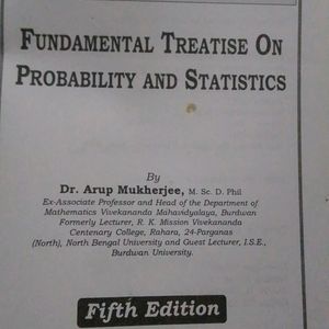 Fundamental Treatise On Probability And Statistics