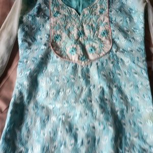 Light Blue 🔵 Kurti....