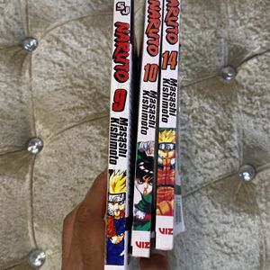 Combo Of Naruto Manga Vol 9, 10, 14