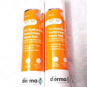 The Derma Co 1% Hyaluronic Sunscreen 50 Pack Of 2