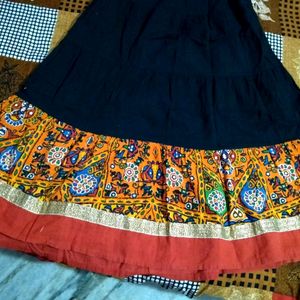 130rs Only_black Ethnic Skirt