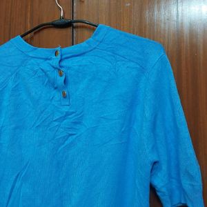 ZARA Powdered Blue Top