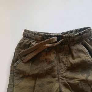 Baby Boy Joggers In Military Print