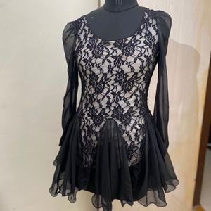 Lace Frill Dress