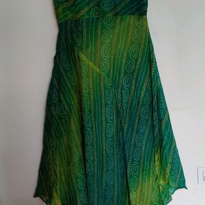 Beautiful Green Dress With Dupatta