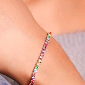 Multicolour AD Bracelet For Women