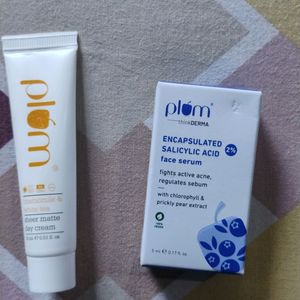 Plum Serum And Cream With SPF 50