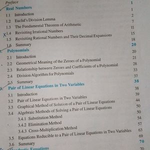 Maths Mathematics Class 10th Book