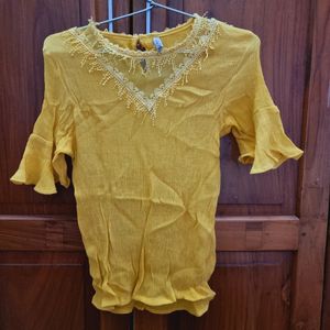 Mustard Yellow LEE COOPER top