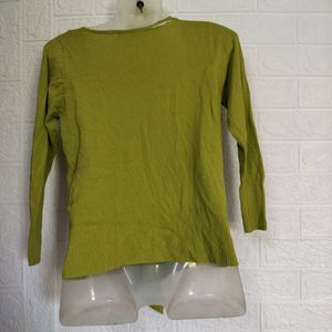 Corian Thrifted Zara Green Shrug