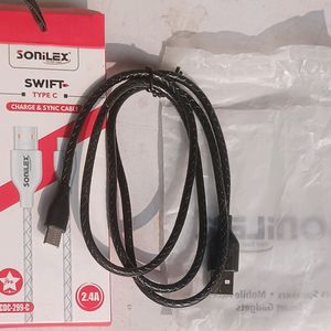 Sonilex Type C  Fast Charging & Sync Cable