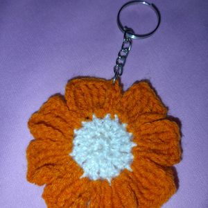 Crochet Flower Keychain🌼