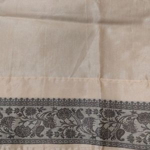 Cream with Coffee Colour Saree