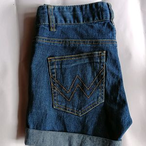 Women Slim Fit Denim Shorts