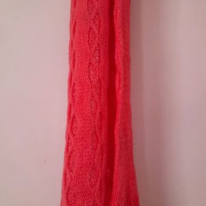 Pink Knitted Scarf (Women's)