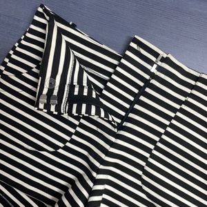 Forever 21 Black & White Smart Dress Shorts