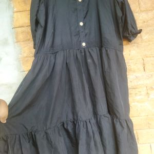 Black Mini Empire Dress