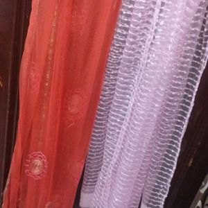 Net Dupatta - 2 Different Colours