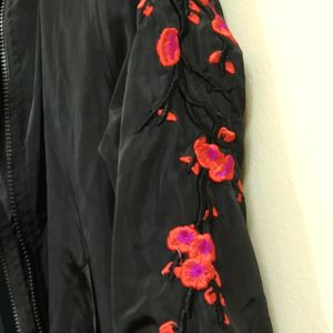 Embroided Black Jacket