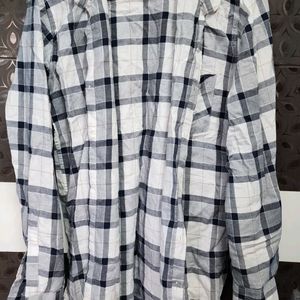 White Checks Shirt