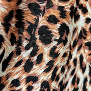 Branded  Leopard Print Gown