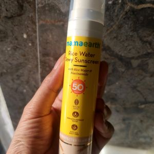 Mamaearth Rice Water Dewy Sunscreen