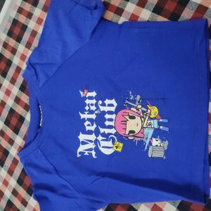 Blue Baby Tee For Girls