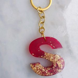 S Letter Keychain/Keyring........