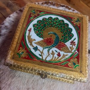 Peacock 🦚 Design Jewellery Box