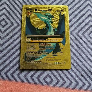 Pokemon Cards 3 Golden Charizards .