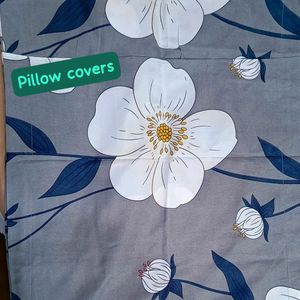 King Size Cotton Bedsheet With 2 Pillow Covers