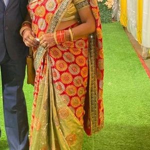 Fully Work Bridal Saree