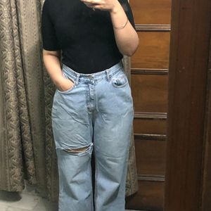 High Waist Wide Leg Jeans